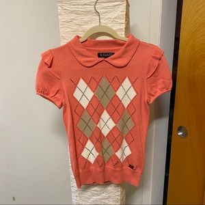 Korean Preppy Knit Top